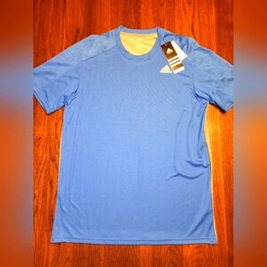 Adidas Men's Medium Climalite Blue Lightweight Breathable Athletic Shirt New